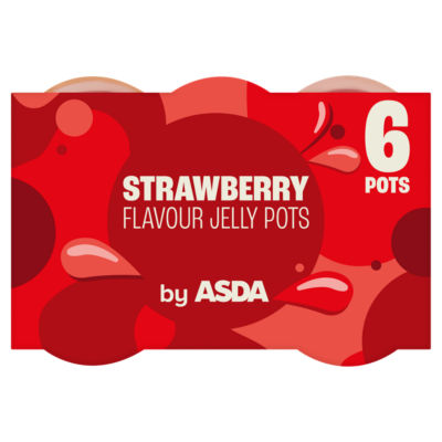 Strawberry Flavour Jelly Pots 6 x 120g (720g) thumbnail 2