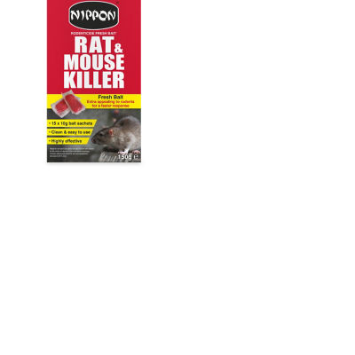 Nippon Fresh Bait rat & Mouse Killer 15x10g
