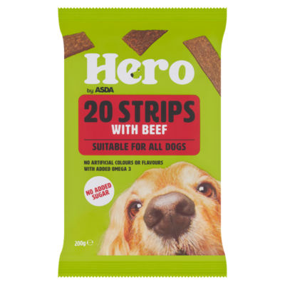 Hero 20 Strips with Beef 200g thumbnail 2
