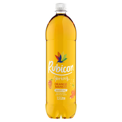 Orange Mango Sparkling Spring Water Bottle 1.5L thumbnail 2