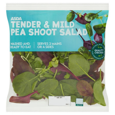 ASDA Tender & Mild Pea Shoot Salad 90g
