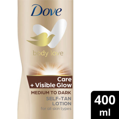 Care + Visible Glow Medium to Dark Self Tan Lotion 400 ml thumbnail 2