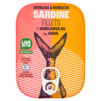 Skinless & Boneless Sardine Fillets in Sunflower Oil 106g thumbnail 2