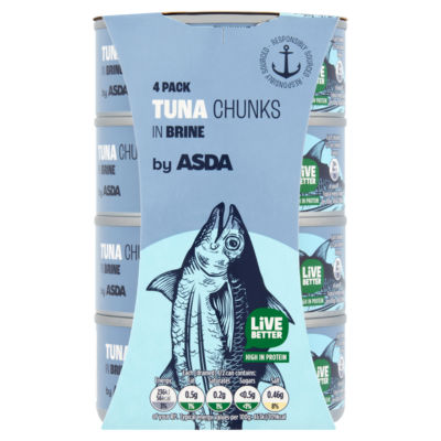 Tuna Chunks in Brine 4 x 145g (580g) thumbnail 2