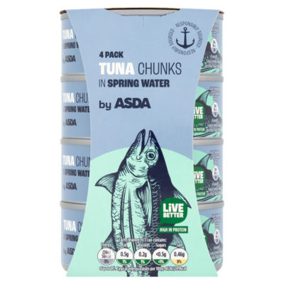 ASDA Skipjack Tuna Chunks in Spring Water
