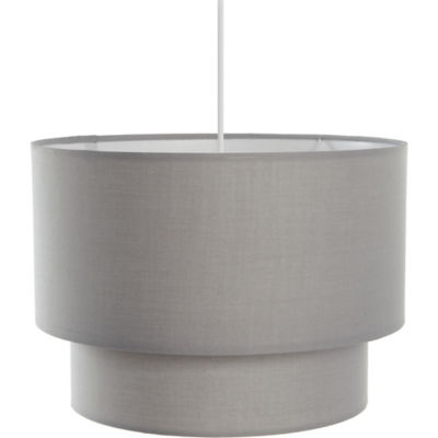 Grey Two-Tier Light Shade thumbnail 2
