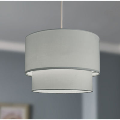 Grey Two-Tier Light Shade thumbnail 3