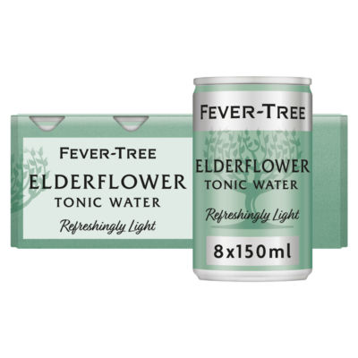 Refreshingly Light Elderflower Tonic Water 8 x 150ml