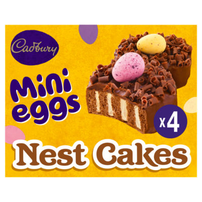 Mini Eggs Milk Chocolate Easter Nest Cakes 4 Pack thumbnail 2