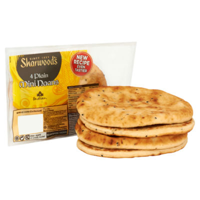 4 Plain Mini Naan Breads thumbnail 3