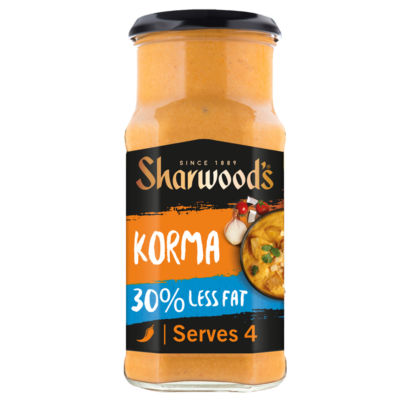 Sharwood's Korma 30% Less Fat Cooking Sauce