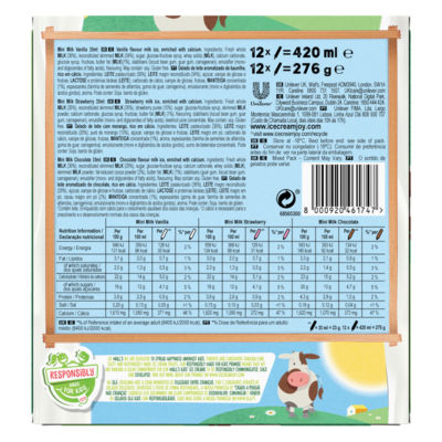 12 Vanilla Strawberry & Chocolate Ice Cream Lollies thumbnail 3
