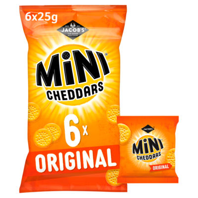 Mini Cheddars Original Multipack Snacks