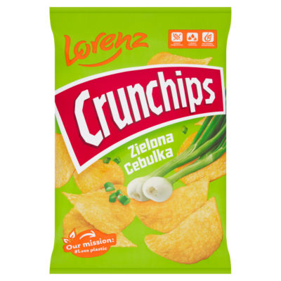 Crunchips Green Onion Flavour 130g thumbnail 2