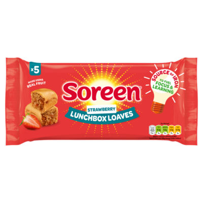 Strawberry Lunchbox Loaves Snack Bars 5 x 30g thumbnail 2