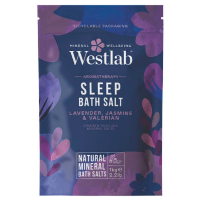 Lavender, Jasmine & Valerian Sleep Bath Salts 1kg thumbnail 2
