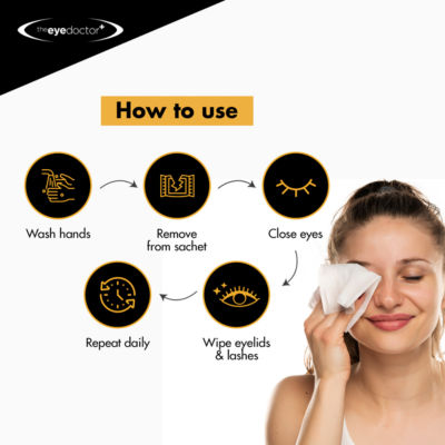 20 Biodegradable Eyelid Wipes thumbnail 3