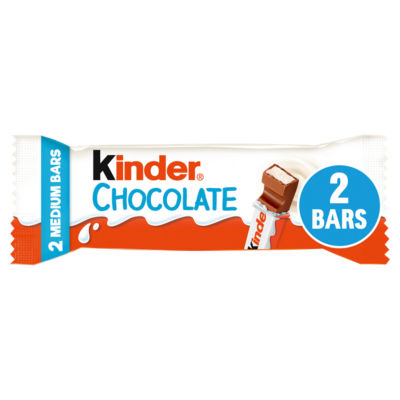 Milk Chocolate Medium Treat Snack Bar Twin Pack 42g