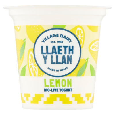 Llaeth y Llan Lemon Bio-Live Yogurt 125g