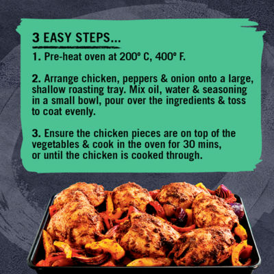 Tray Bake Spicy Cajun Chicken thumbnail 3
