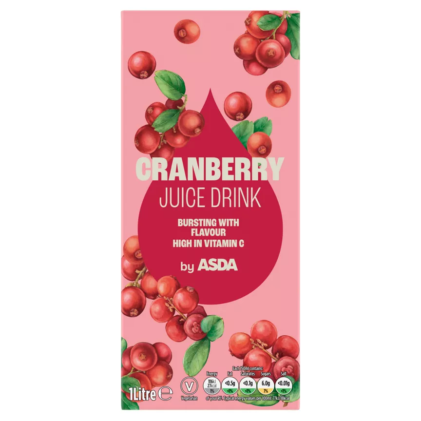 ASDA Cranberry Juice Drink 1 Litre
