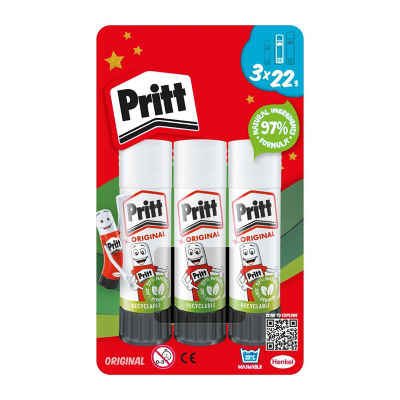 Pritt Stick Blistercard 3X22.0g