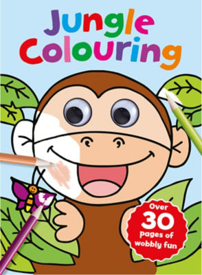 Wobbly Eyes Jungle Colouring Book thumbnail 2