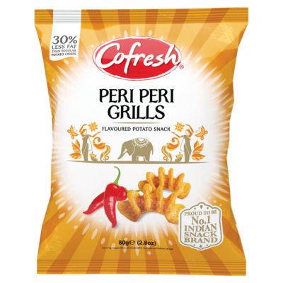 Peri Peri Grills Flavoured Potato Snack 80g thumbnail 2