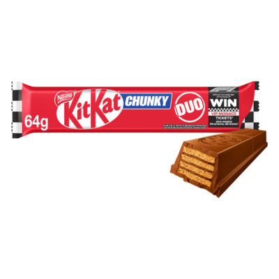 F1 Chunky Duo Milk Chocolate Bar 64g thumbnail 2
