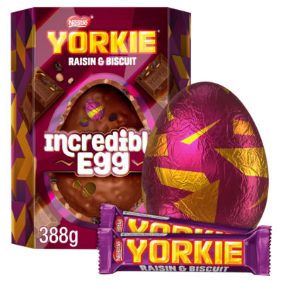 Raisin & Biscuit Chocolate Incredible Easter Egg 388g thumbnail 2