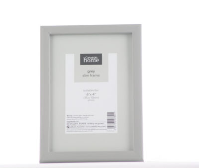 Grey Plastic Frame 6 x 4Inch