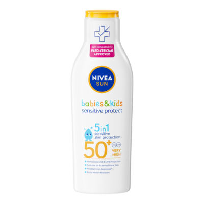NIVEA SUN Kids Sensitive Protect SPF 50+ Sun Lotion
