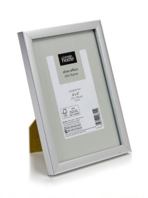 Silver Photo Frame 6 x 4Inch
