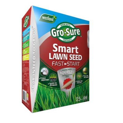 Gro-Sure Aqua Gel Coated Fast Start Smart Grass Lawn Seed