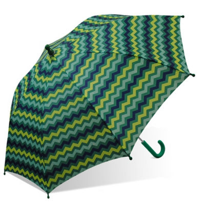 Green Zig Zag Childrens Umbrella