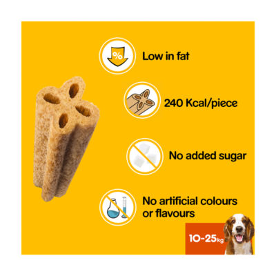 Dentastix Advanced Medium Dog Treat Chicken 1 x Dental Chew 80g thumbnail 3