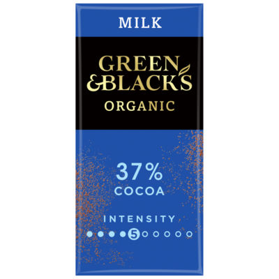 Green & Black's 37% milk chocolate Organic block 90 g thumbnail 2