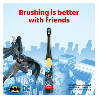 360 Sonic Kids 3+ Years Batman Battery Powered Toothbrush thumbnail 3