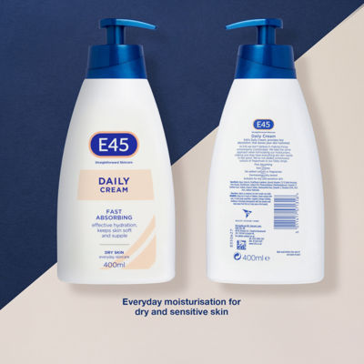 Daily Fast Absorption Moisturiser Cream, body, face and hands cream for dry skin Pump thumbnail 3