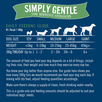 Simply Gentle Nourishing Food for Dogs 6 x 390g thumbnail 3
