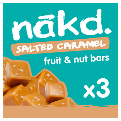 Nakd Salted Caramel Raw Fruit & Nut Bars 3 x 35g