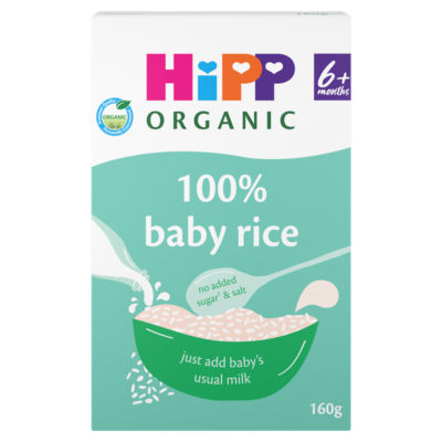 HiPP Organic 100% Baby Rice 4+ Months 160g