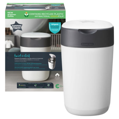 Tommee Tippee Twist & Click Nappy Bin + Casette