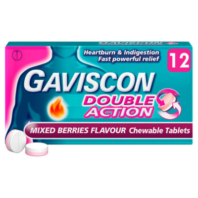 Double Action Mixed Berries Flavour 12 Chewable Tablets thumbnail 3