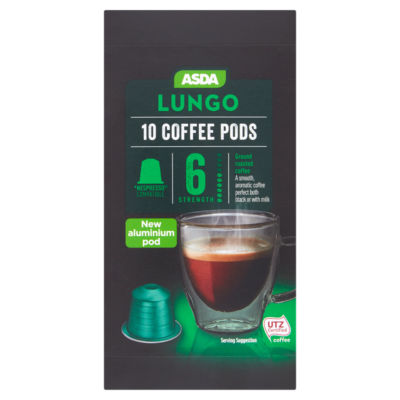 Nespresso Compatible 10 Lungo Coffee Pods thumbnail 2