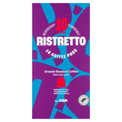 ASDA Ristretto Coffee Pods 10 x 5.2g (52g)
