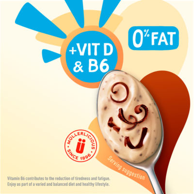 Vanilla with Dark Chocolate Sprinkles Fat Free Yogurt 160g thumbnail 3