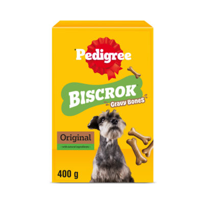Pedigree Biscrok Gravy Bones Dog Treat Biscuits
