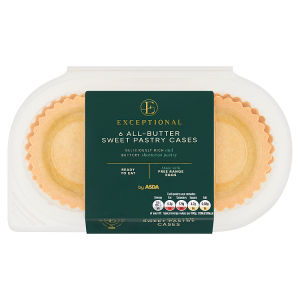 6 All-Butter Sweet Pastry Cases 144g