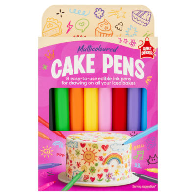 8 Multicoloured Cake Pens thumbnail 2
